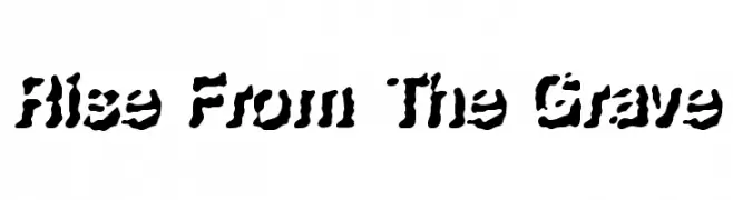 Rise From The Grave  baixar fontes gratis