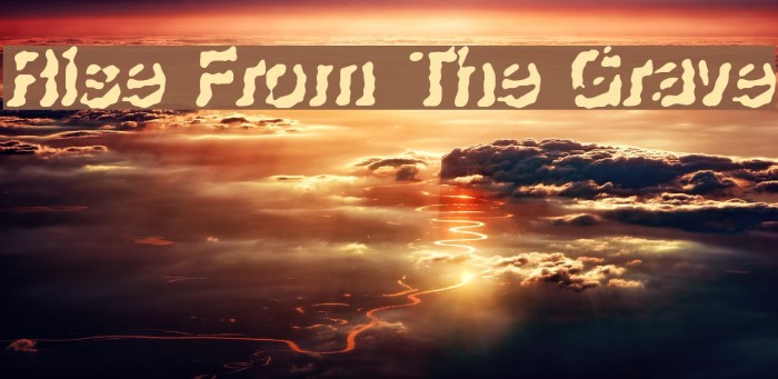 Rise From The Grave Font examples