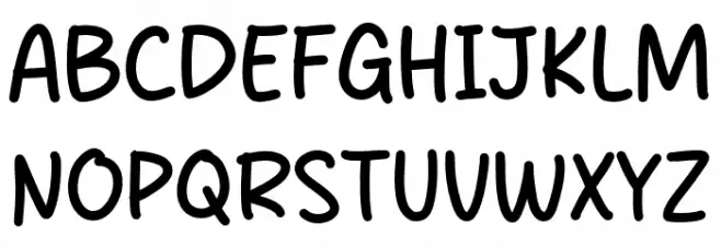 Rise Jeans Polices MAJUSCULES