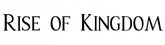 Rise of Kingdom  Frei Schriftart Herunterladen