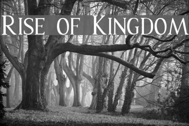 Rise of Kingdom Schriftart examples