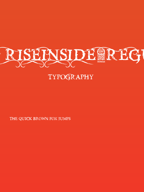 RiseInsidE-Regular Poster