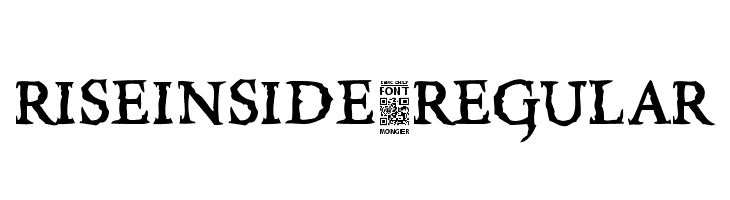 RiseInside-Regular  Скачать бесплатные шрифты