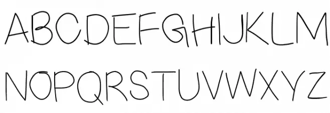 RiseStarHand-Light Polices MAJUSCULES