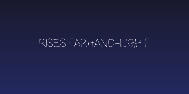 RiseStarHand-Light Social Header