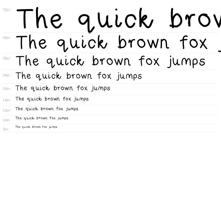 RiseStarHand-SemiBold Waterfall