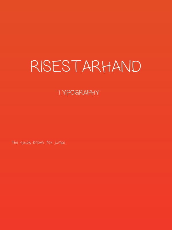 RiseStarHand Poster