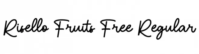 Risello Fruits Free Regular  Free Fonts Download