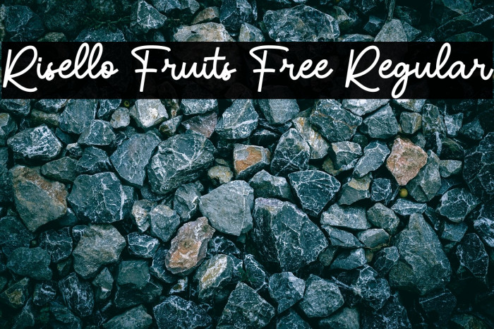 Risello Fruits Free Regular Example 2