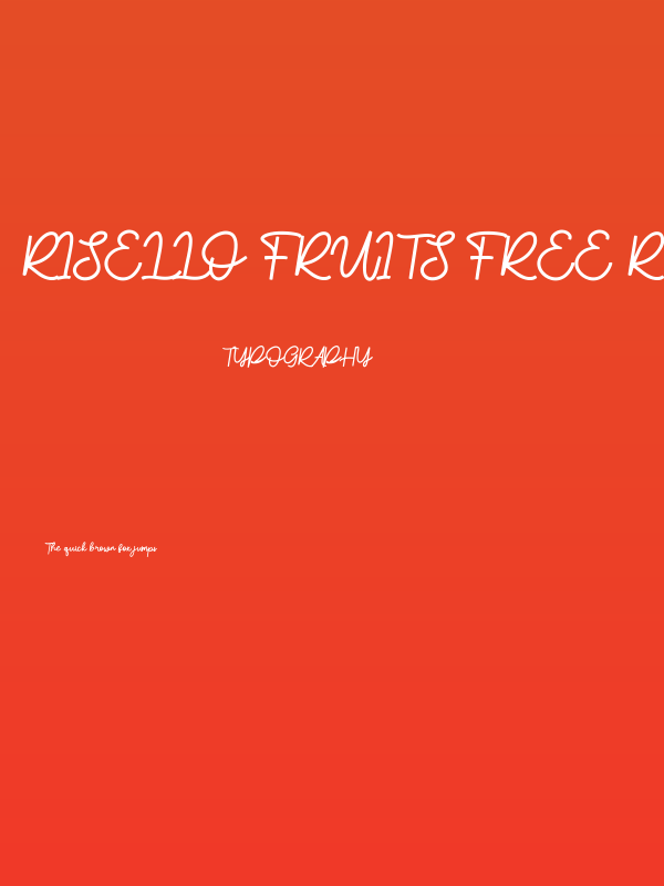 Risello Fruits Free Regular Poster