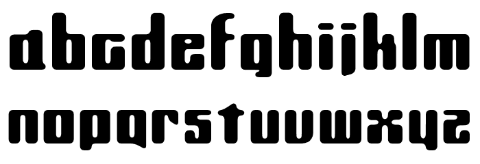Rishun Black Font LOWERCASE