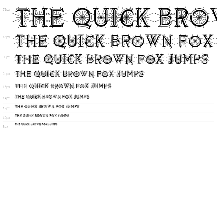 Rising Regular Waterfall