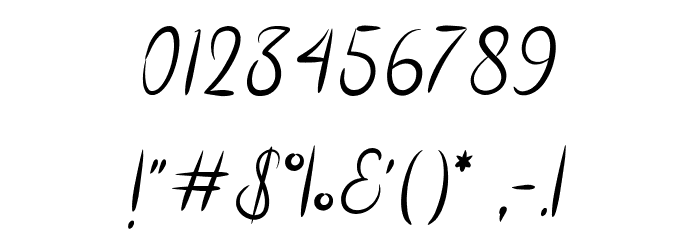 RiskaScript Font OTHER CHARS