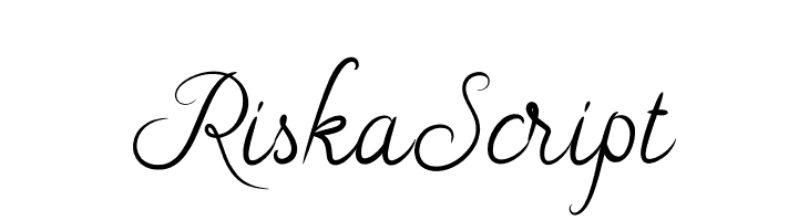 RiskaScript  Frei Schriftart Herunterladen