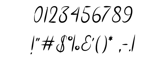RiskaScript Font OTHER CHARS