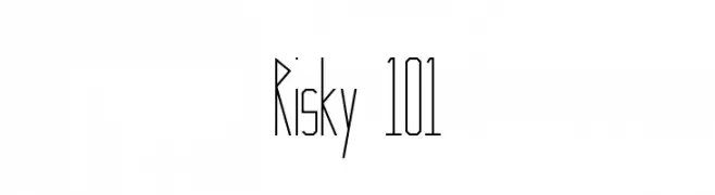 Risky 101  Descarca Fonturi Gratis