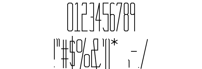 Risky 101 Font OTHER CHARS