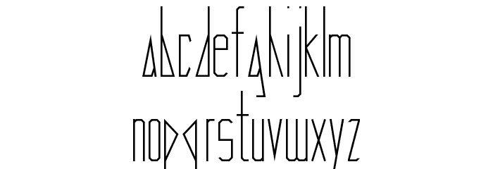 Risky 101 Font LOWERCASE