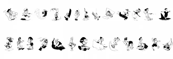 Risky फ़ॉन्ट लोअरकेस