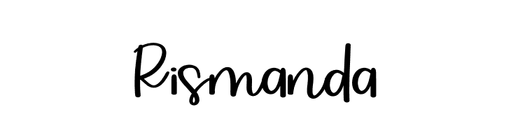Rismanda  Скачать бесплатные шрифты