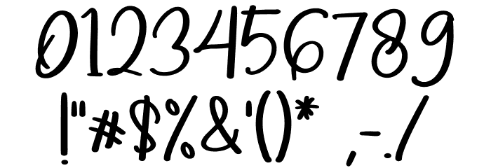 Rismanda Font OTHER CHARS