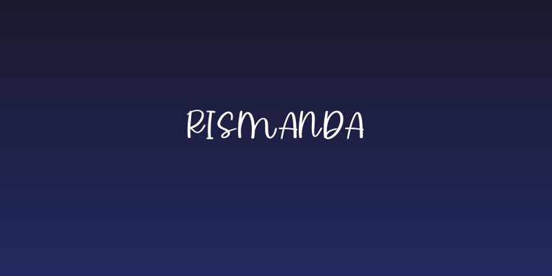 Rismanda Social Header