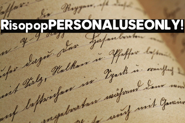 Risopop PERSONAL USE ONLY! Example 2