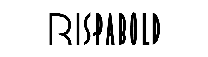 RispaBold  Frei Schriftart Herunterladen