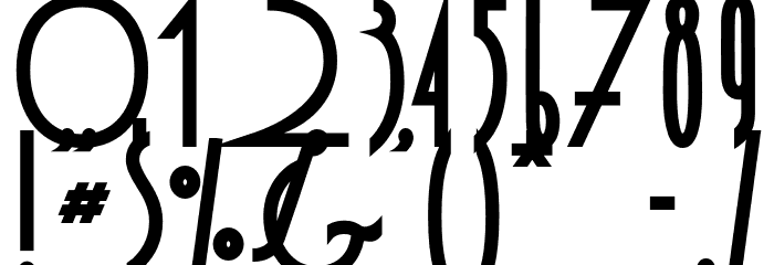 RispaBold Font OTHER CHARS