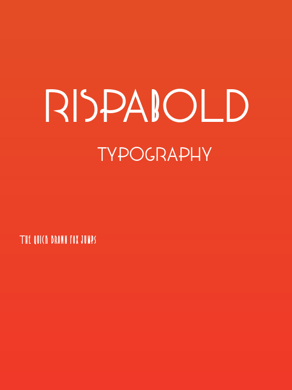RispaBold Poster