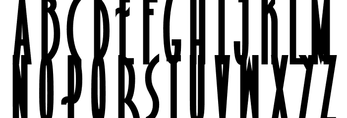 RispaBold Font LOWERCASE