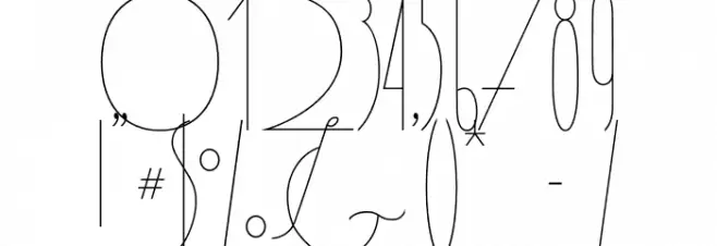 RispaLight Font OTHER CHARS