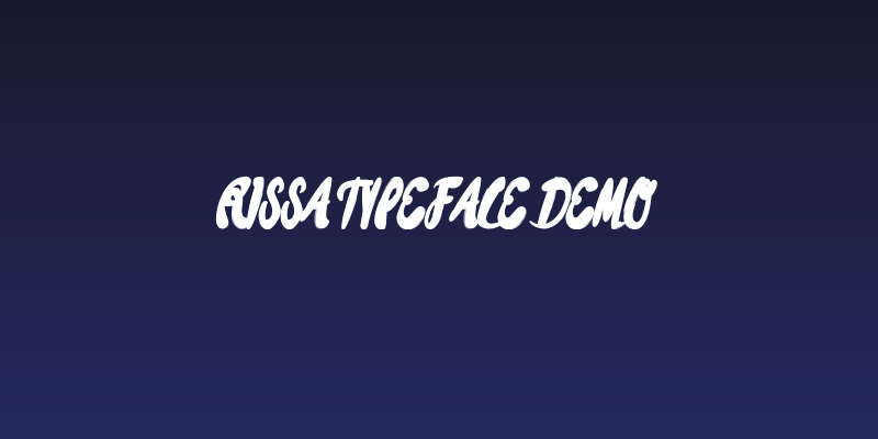 Rissa Typeface Demo Social Header