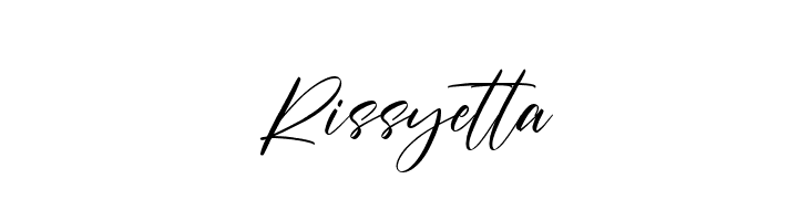 Rissyetta  font caratteri gratis