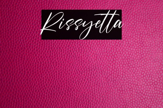 Rissyetta Example 2