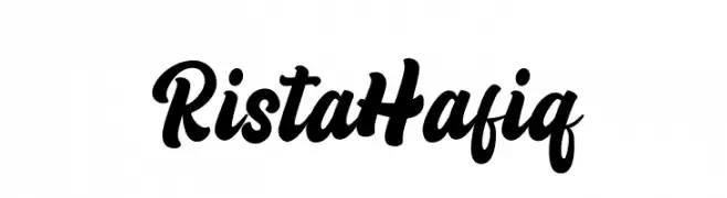 Rista Hafiq  Frei Schriftart Herunterladen