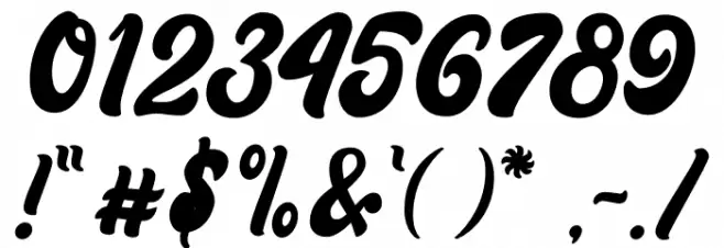 Rista Hafiq Font OTHER CHARS