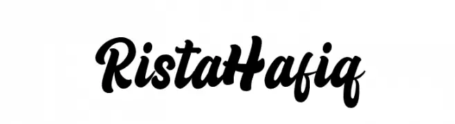 Rista Hafiq  Frei Schriftart Herunterladen