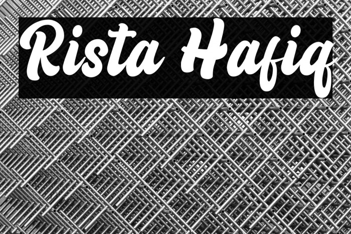 Rista Hafiq Example 2