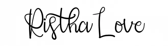 RisthaLove  Frei Schriftart Herunterladen