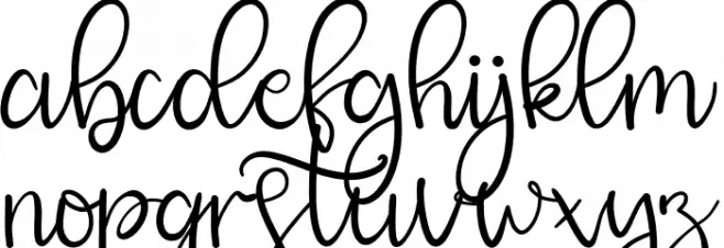 RisthaLove Caratteri MINUSCOLO