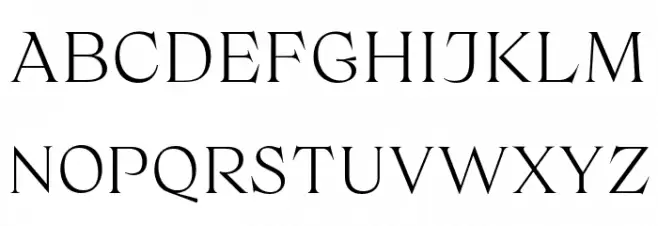 Ristorante Serif PERSONAL USE Regular फ़ॉन्ट अपरकेस