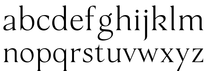 Ristorante Serif PERSONAL USE Regular Font LOWERCASE