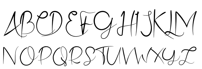 Ristty Style Schriftart Groß