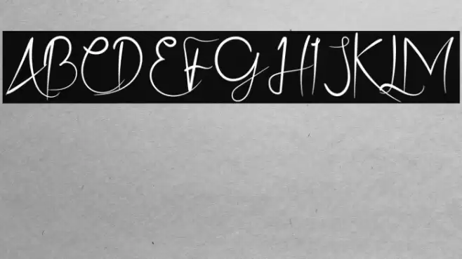 Ristty Style Caratteri examples