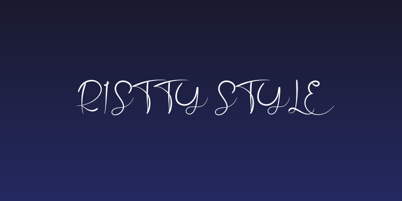 Ristty Style Social Header