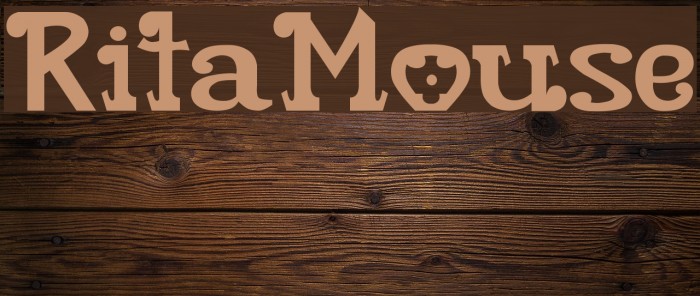 RitaMouse Font examples