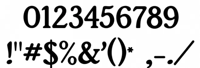 RitaSmith Font OTHER CHARS