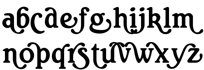RitaSmithAlt Font LOWERCASE