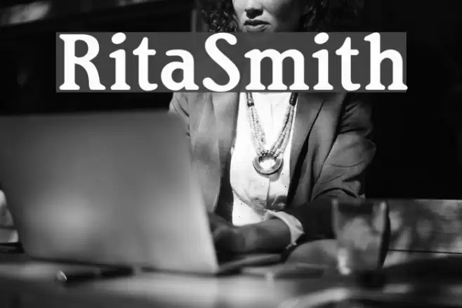 RitaSmith Font examples